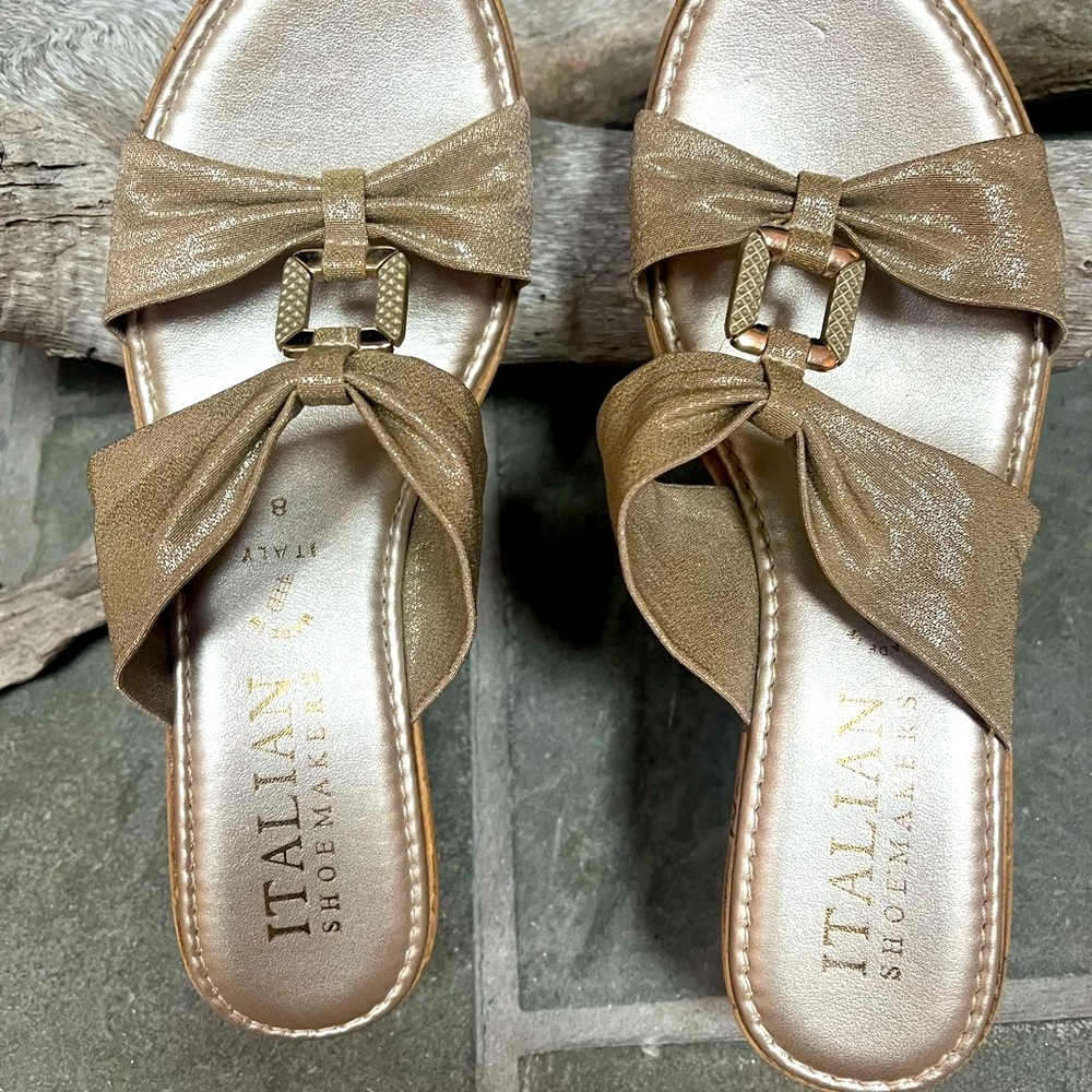 Italian Shoemakers Size 8 Wedge Sandals